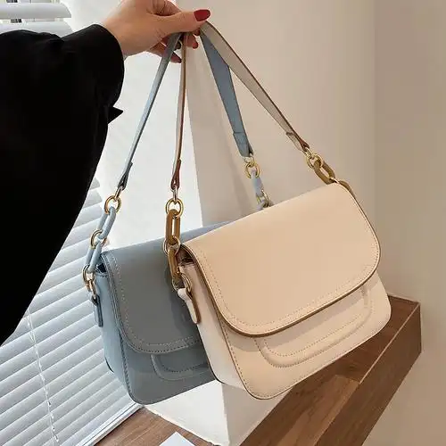 包包2021新款潮时尚斜挎包女夏季百搭ins韩版单肩小方包—女士包袋