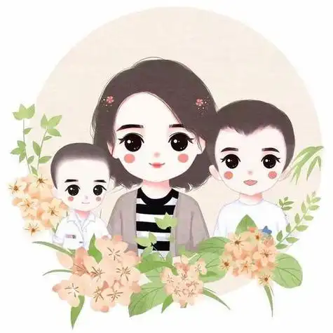 一个妈妈带两个儿子的微信头像 微信头像图片大全 -【爱个性】