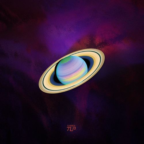 tlp反光贴 土星环行星宇宙星空 平板平面笔记本遮盖 科幻星球贴纸