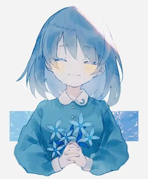 水彩画女孩——画师彩莉わらび作品欣赏