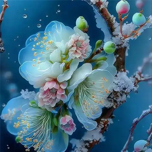 傲雪寒梅头像高清图片 唯美适合做微信头像的梅花_微信头像_头像屋