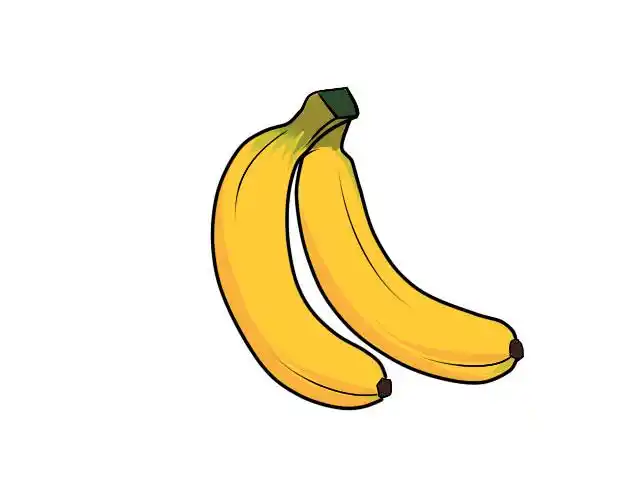 香蕉简笔画香蕉的画法步骤