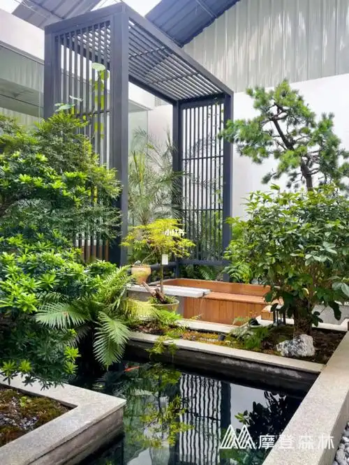 没人能拒绝的  精致花园水景观