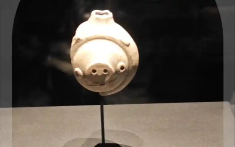 三星堆里面居然有愤怒的小鸟里面小猪