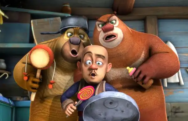 超轻粘土熊出没教程教你捏塑熊大熊二和光头强