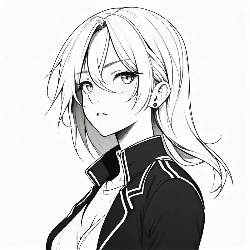 黑白素描冷酷头像😎 黑白素描风格真的太酷了吧!