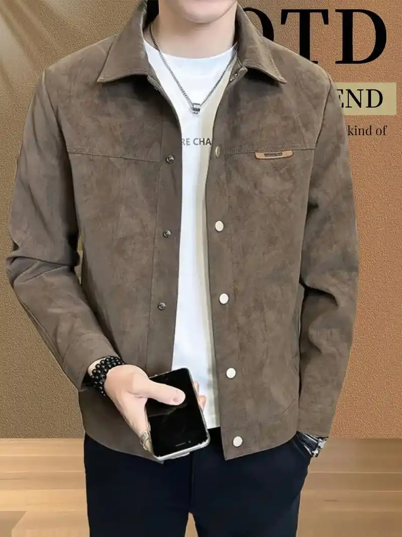 男士新款痞帅春秋夹克外套.帅哥们,这款痞帅风男士夹克太帅啦! - 抖音