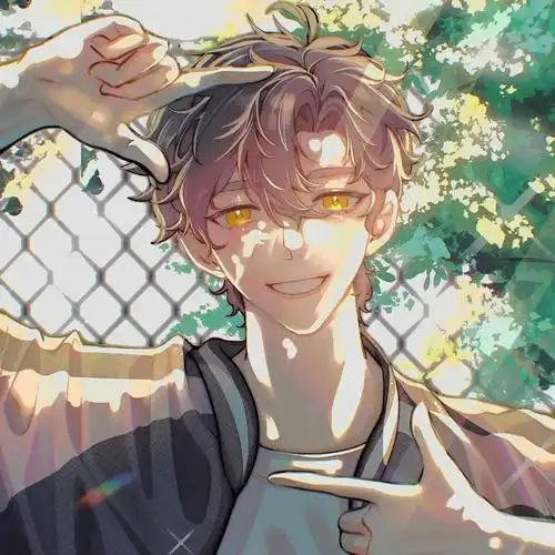 神仙治愈系动漫头像带着光的头像