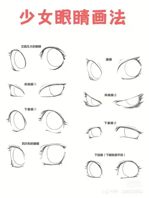 眼睛的画法教程