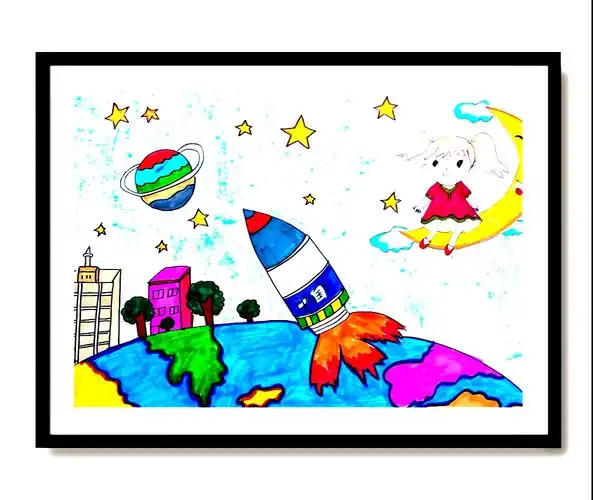 34号作品 《美好家园》 刘馨嵘    一年级2班