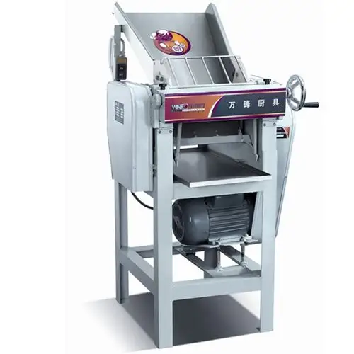 万锋压面机wg110高速压面条机面片机商用压饺子皮机
