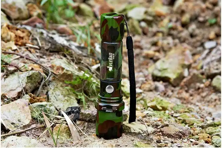 军用手电筒强光户外美国超强1000米远射超亮迷彩变焦外出装备野营