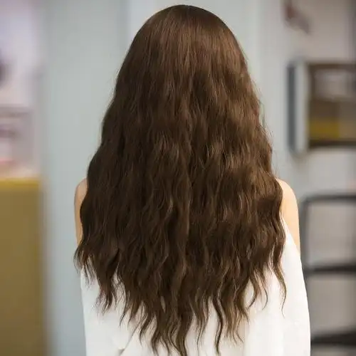 假发女长卷发玉米烫蓬松自然网红可爱大波浪圆脸水波纹泡面卷长发