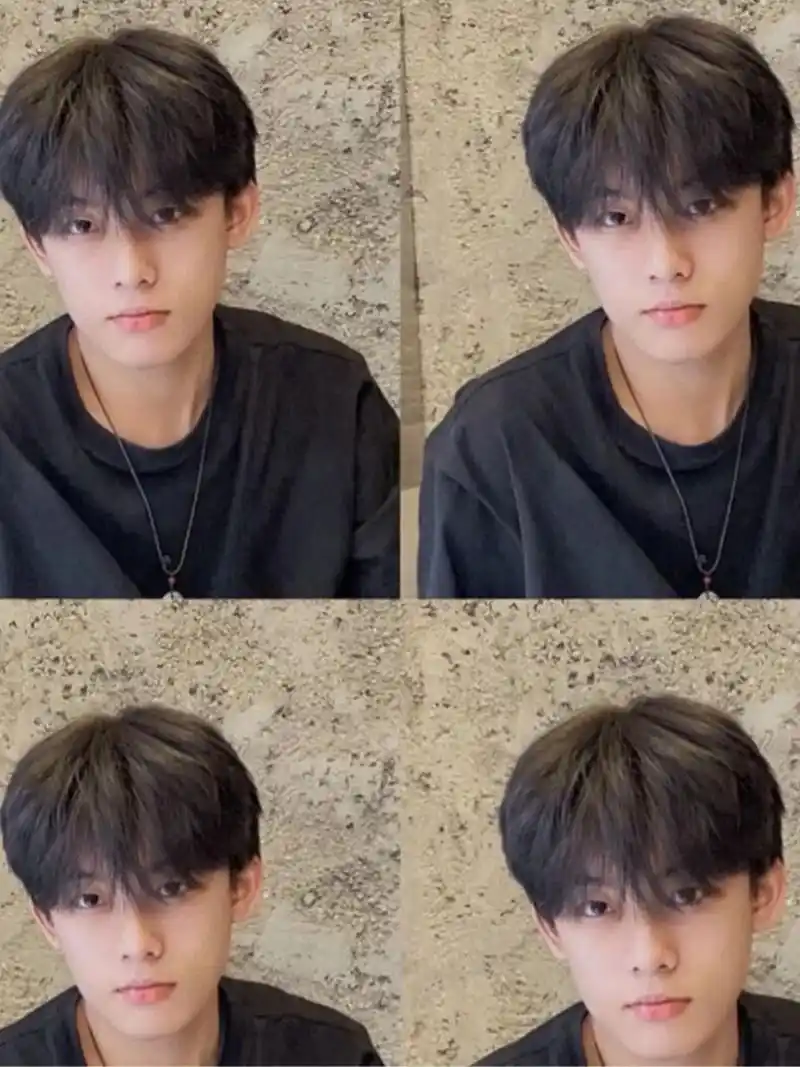 好打理 韩系 男生发量少适合的纹理感气垫烫发型显发量 男士发型 男生