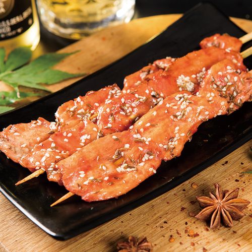 里脊肉串无锡室内外野游bbq烧烤团建聚会冷冻生猪肉