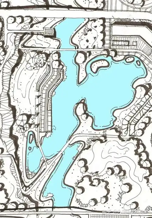 景观快题中如何呼应生态主题系列 ①:水体 - 知乎