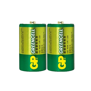 gp超霸1号电池碳性大号一号1.