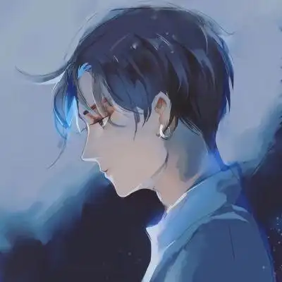 辛涩平淡高冷手绘男头像你要的我都给你