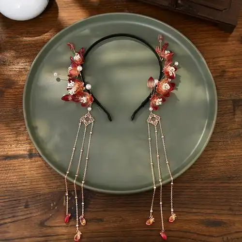 汉服发箍头饰优惠券爱比价妈妈