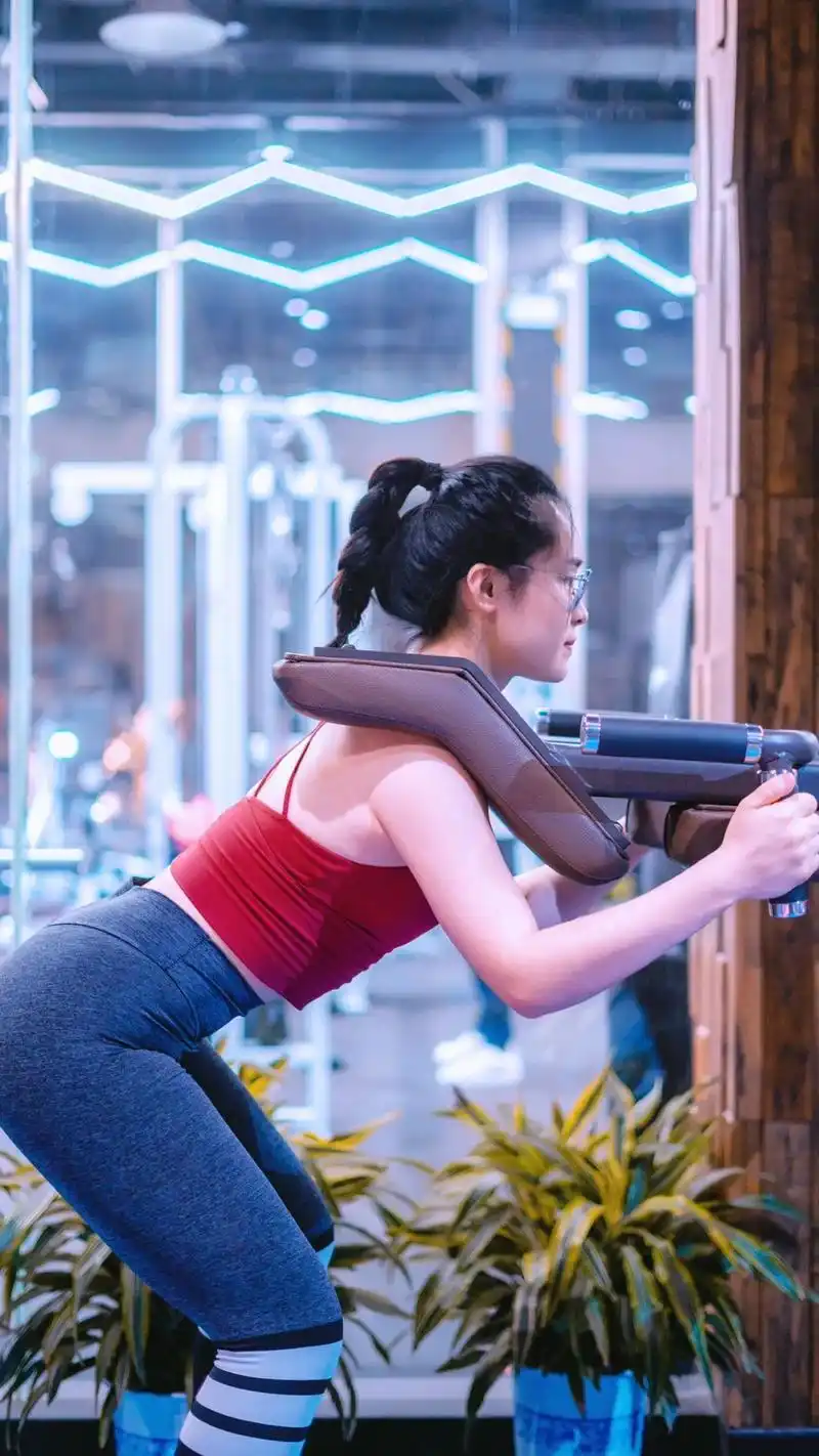 在健身房拍的一组照片