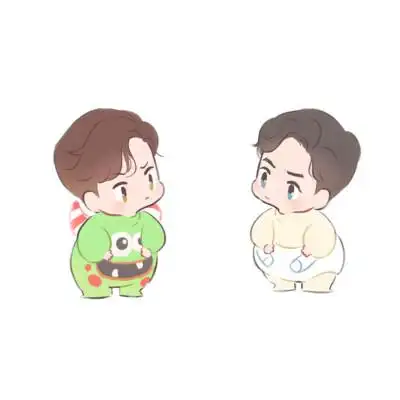 q版博君一肖壁纸