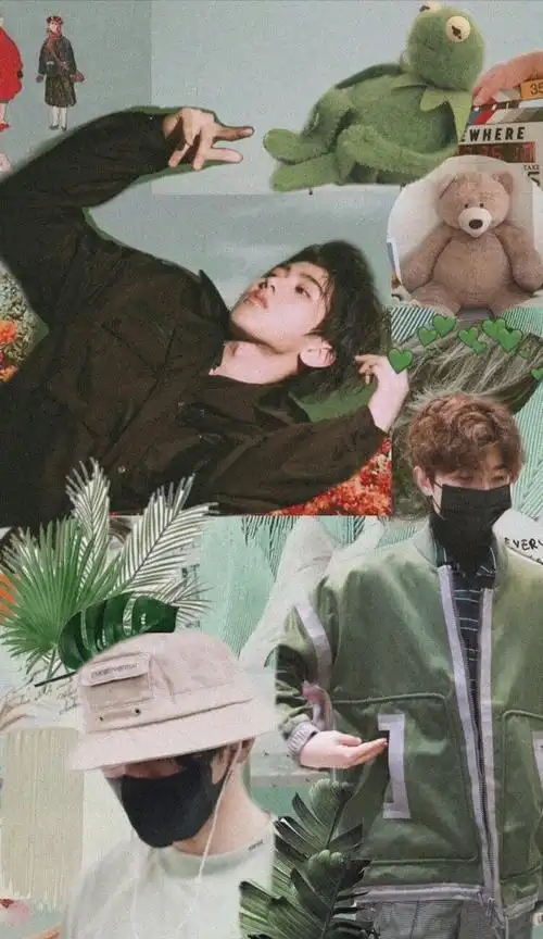 蔡徐坤拼贴壁纸