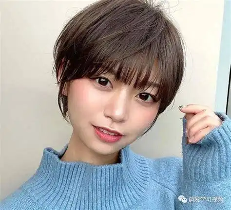 只剪不烫的短发 学生女生短发发型 不染不烫 -育儿知识