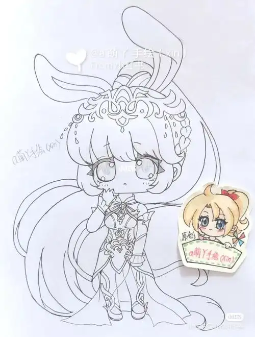 大佬画的小舞和我画的小舞