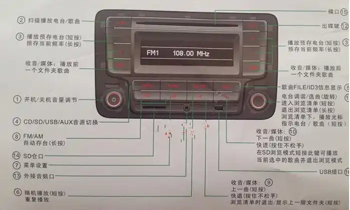 汽车cd机大众cd改装五菱之光夏利面包车新款宝来车载带线改家用