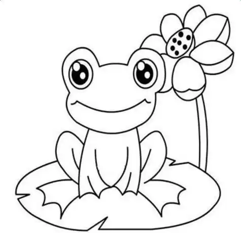 夏天里池塘中的小青蛙,都在呱呱地叫,小朋友们特别喜欢小青蛙的,可以