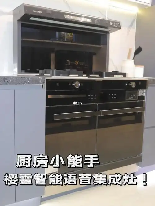 厨房小能手,要有樱雪智能语音集成灶加持