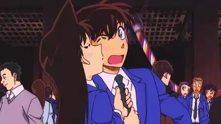 名侦探柯南:新一和小兰的世纪之吻,这就是爱情!