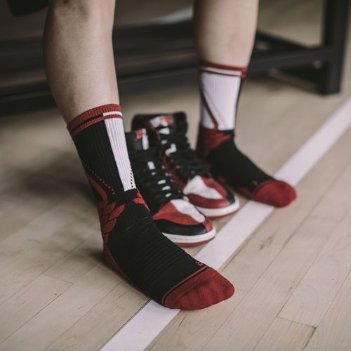 infint 搭配aj1高筒精英袜训练运动袜子专业篮球球袜潮袜男叶天哥