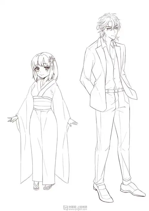 作业:漫画人物服饰怎么画好看?