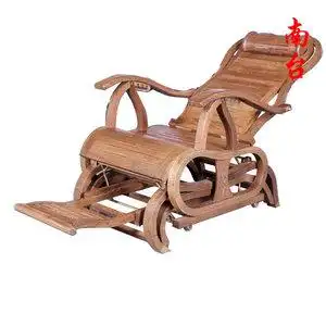 红木家具非洲鸡翅木摇椅实木家用摇摇椅躺椅睡椅午睡老人休闲椅