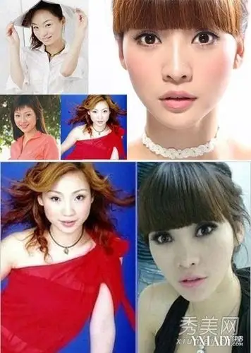 柳岩今昔对比照