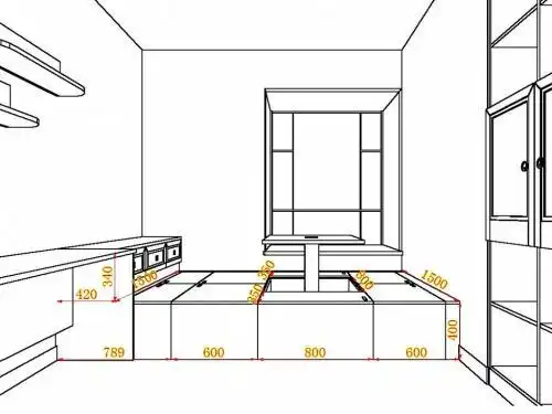 榻榻米简笔画平面图