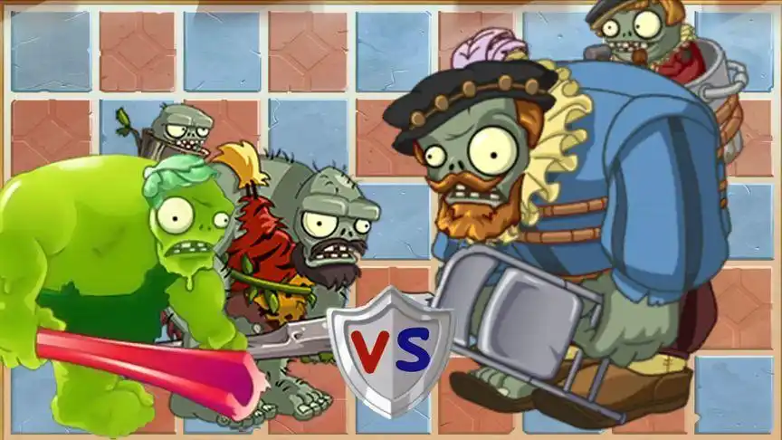 pvz2 复兴时代贵蔟巨人僵尸pk侏罗纪巨人,绿巨人也来助战