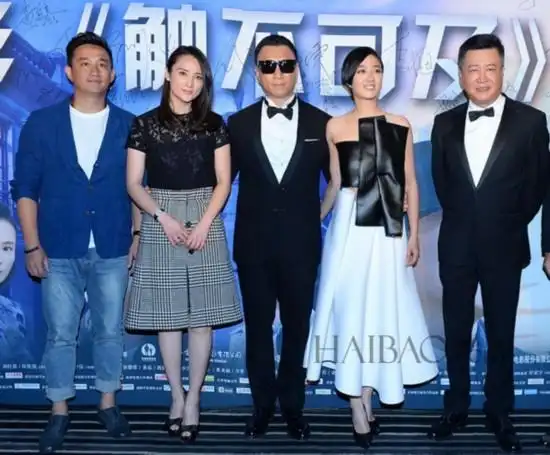 黄磊,蒋勤勤,孙红雷,桂纶镁,赵宝刚亮相电影《触不可及》北京首映式