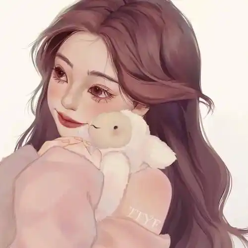 绝美手绘女生头像人生本来就孤独