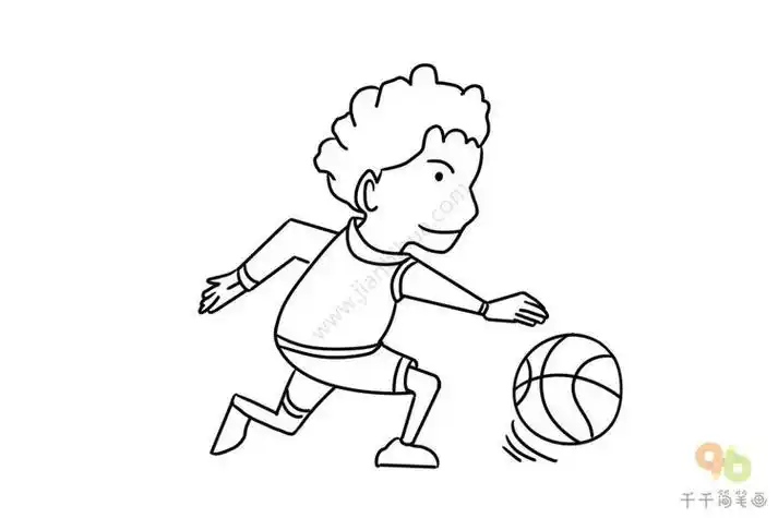 体育运动图片 篮球简笔画图片如何设计高中篮球运球课程的教学教案呢?