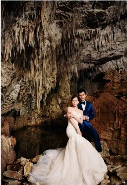 吴奇隆刘诗诗婚纱照