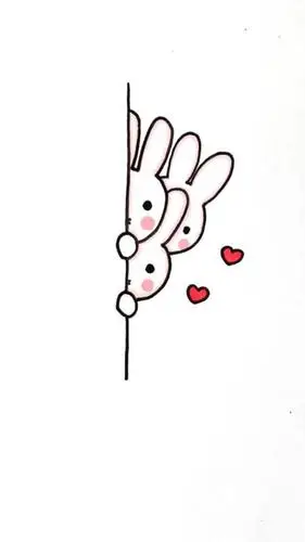 手绘#三个小可爱简笔画,一学就会!-全民小视频