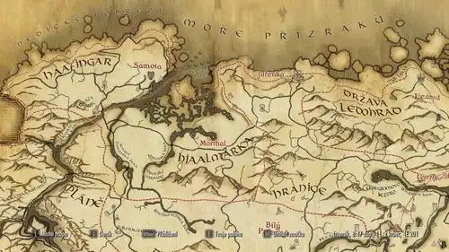 上古卷轴5:重置版 杂项整合 sse捷克纸业世界地图 截图