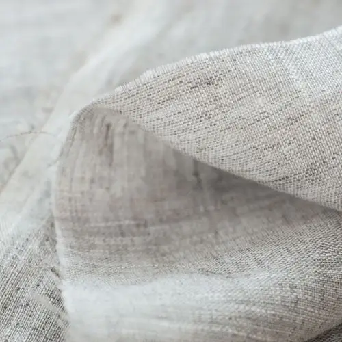 21*21单雨露麻布水洗轻薄柔软天然亚麻布麻纱布服装优质面料