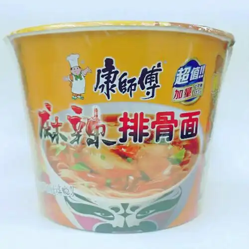 康师傅麻辣排骨面