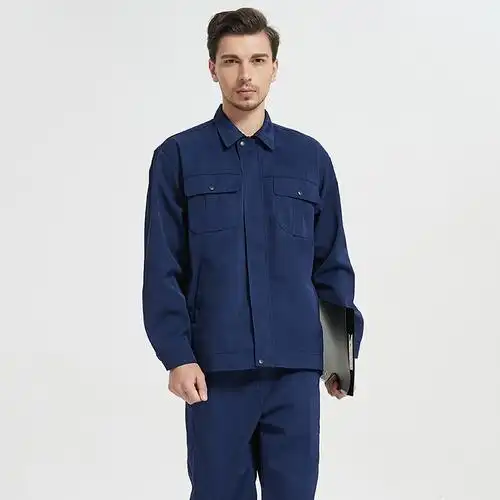 防酸碱腐蚀分体防护工作服6014深蓝色工作服男女可用款