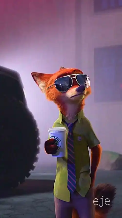 【疯狂动物城】就喜欢这样拽拽的狐狸尼克,酷#动漫#爱情#治愈#剪辑