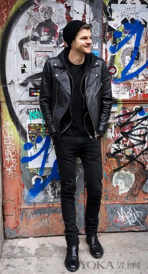 那是因为你没看过他们穿皮夹克的样子!