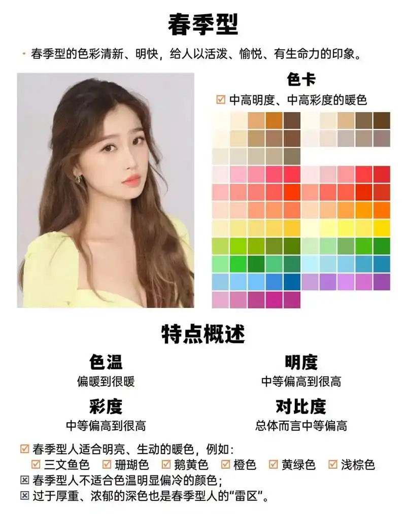 四季型.四季型个人色彩分析 #色彩搭配 #服装搭配 #搭配技 - 抖音